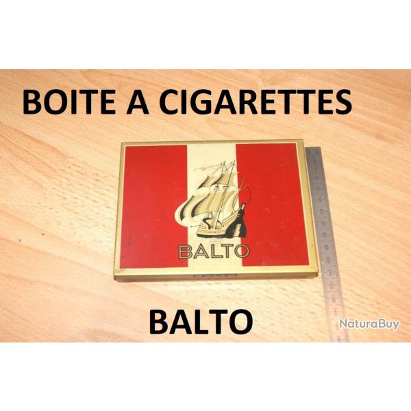 boite  cigarettes fer de marque BALTO (liberation) - VENDU PAR JEPERCUTE (D25C12)