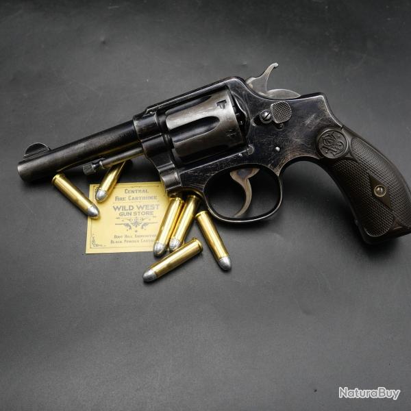 Rarissime Revolver Smith Wesson 1st modle hand ejector calibre 32-20 canon miroir - catgorie D
