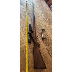 CZ 452 VARMINT LUXE 22LR + LUNETTE + SILENCIEUX