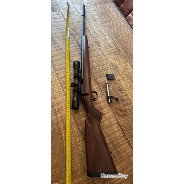 CZ 452 VARMINT LUXE 22LR + LUNETTE + SILENCIEUX