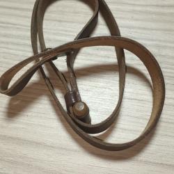 Bretelle cuir pour fusil chasse