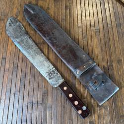 MACHETTE REGLEMANTAIRE ANGLAISE WW2 1942 ENDURE JOSh BEAL & SON SHEFFIELD 1942 BROAD ARROW