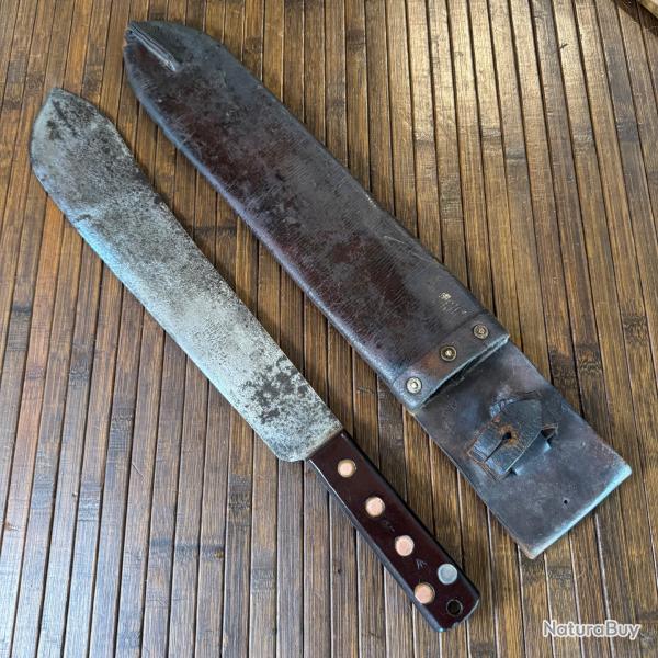 MACHETTE REGLEMANTAIRE ANGLAISE WW2 1942 ENDURE JOSh BEAL & SON SHEFFIELD 1942 BROAD ARROW