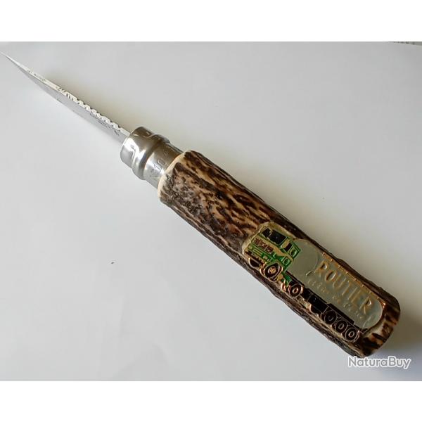Couteau de poche Opinel 10 bois de cerf "Le Routier"