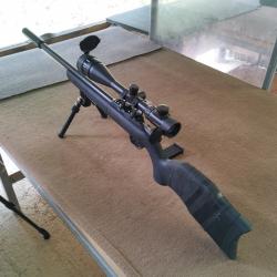 Webley & Scott Xocet Carbon 22lr avec Lunette 6x24x50 AOEG