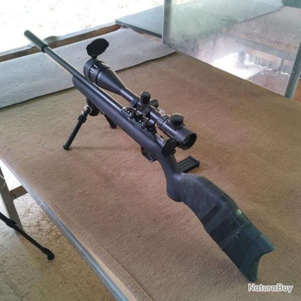 Webley & Scott Xocet Carbon 22lr avec Lunette 6x24x50 AOEG
