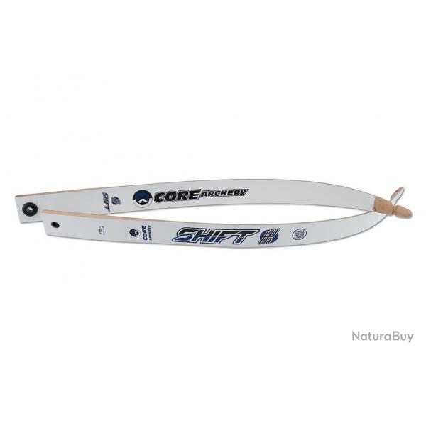 Branches recurve Core Shift en bois 62" si poigne 20" - 66" si poigne 24" 22 lbs - 24 lbs