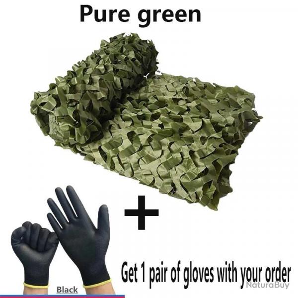 Filet de camouflage pour la chasse, filet de camouflage pour pavillon de jardin, tente de voiture, a