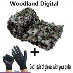 Filet de camouflage pour la chasse, filet de camouflage pour pavillon de jardin, tente de voiture, a
