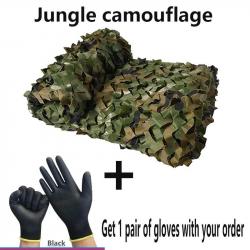 Filet de camouflage pour la chasse, filet de camouflage pour pavillon de jardin, tente de voiture, a