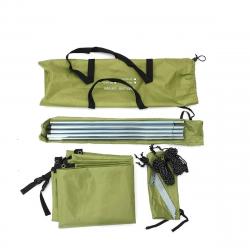Tente de toit anti-UV pour voiture, abri de voiture portable, ombre latérale de camping, pare-soleil