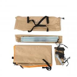 Tente de toit anti-UV pour voiture, abri de voiture portable, ombre latérale de camping, pare-soleil