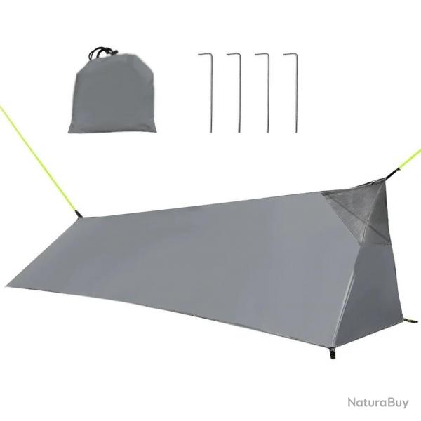Tente de Camping ultralgre PU3000, filet d'aration intrieure en maille impermable pour une pers
