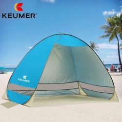 Tente de plage de protection UV pop-up, abri pare-soleil portable pour le camping, la pêche et les a