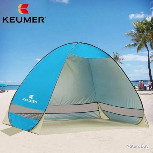 Tente de plage de protection UV pop-up, abri pare-soleil portable pour le camping, la pche et les a