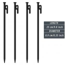 Piquets de tente robustes, piquets de Camping en acier forgé, pointes pour décoration de cour, champ