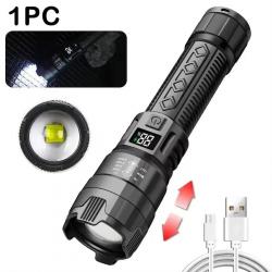 1600000 LM lampe de poche Super lumineuse LED Rechargeable par USB longue portée torche tactique ext