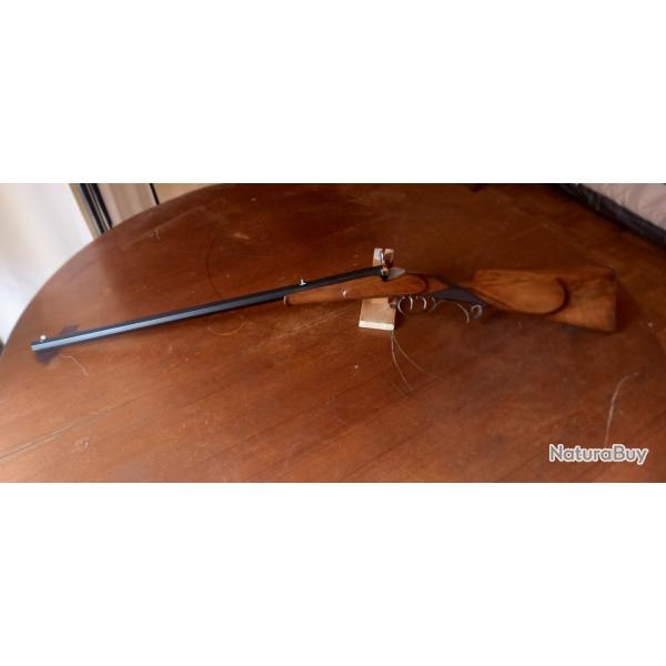 Carabine ancienne de tir 6 mm flobert avec stecher