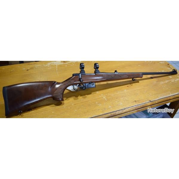 Carabine a verrou CZ 527 luxe, cal 222 rem canon 60cm bon etat