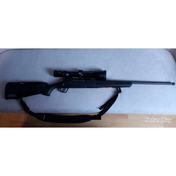 Vend carabine savage calibre 30/06 avec lunette HAWKE en 3/12x56
