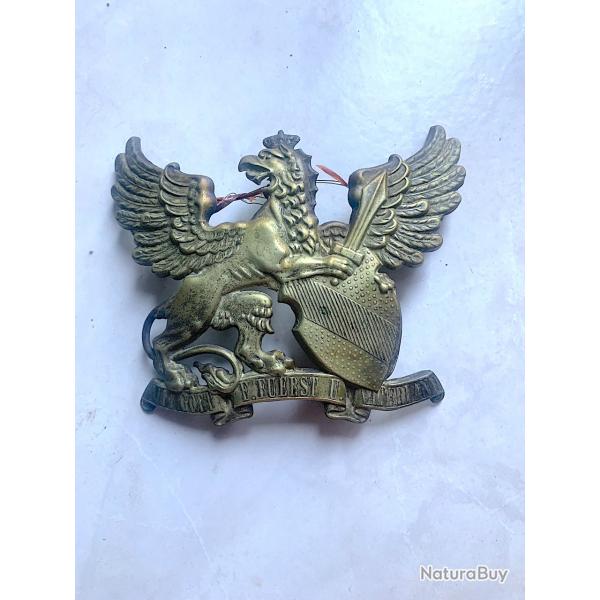 plaque de casque  pointe Badois de dragons