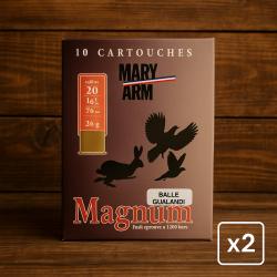 Munitions Mary Arm Cal.20 Gualandi  - Boîte de 20 - PRIX MINI