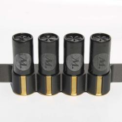 Support cartouches calibre 12 Noir - impression 3D - à fixer sur carabine ou fusil