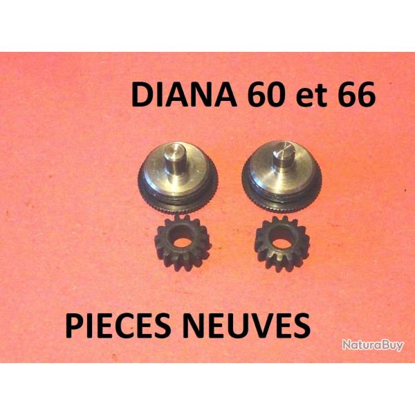 lot 2 bouchons + 2 pignons NEUFS de DIANA 60 DIANA 66 - VENDU PAR JEPERCUTE (HUB221)