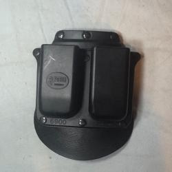 Fobus 6900 Double Porte-Chargeurs Rigide (Paddle) pour 9mm / .40 - Neuf