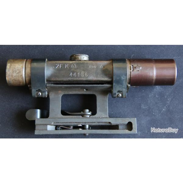 Lunette Allemande originale avec montage ZF K43 "dow" G43/STG44