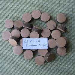 51 bourres de complément cal 16 épaisseurs 7,5 à 8 mm