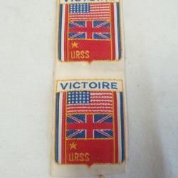 2 Insignes LIBÉRATION WW2 original  A25.13