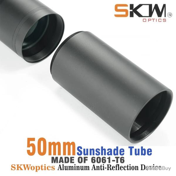 Lunette de vise antireflet SKWoptics, tube pare-soleil, 50 mm-**LIVRAISON GRATUITE