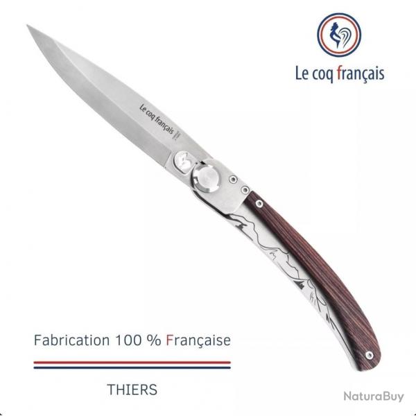 1 euros!!!le coq francais Couteau de poche - Volcans d'Auvergne