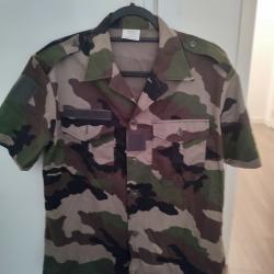 Chemise homme neuf légère camouflage armée de terre