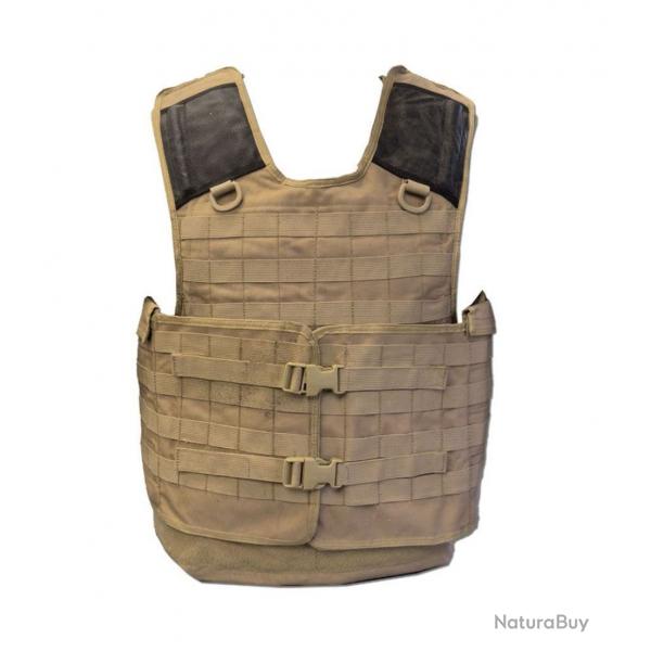 gilet porte plaque British Military Solo Tan