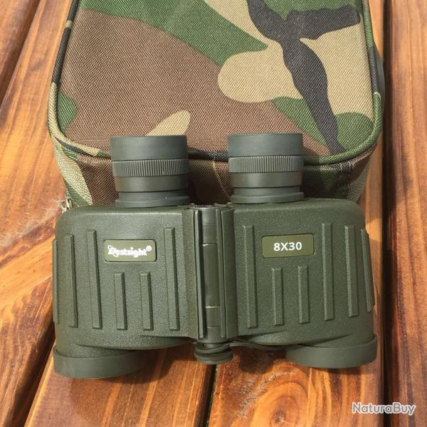 SKWoptics-Jumelles compactes tactiques avec bote souple, rticule Mil tanche -*LIVRAISON GRATUITE