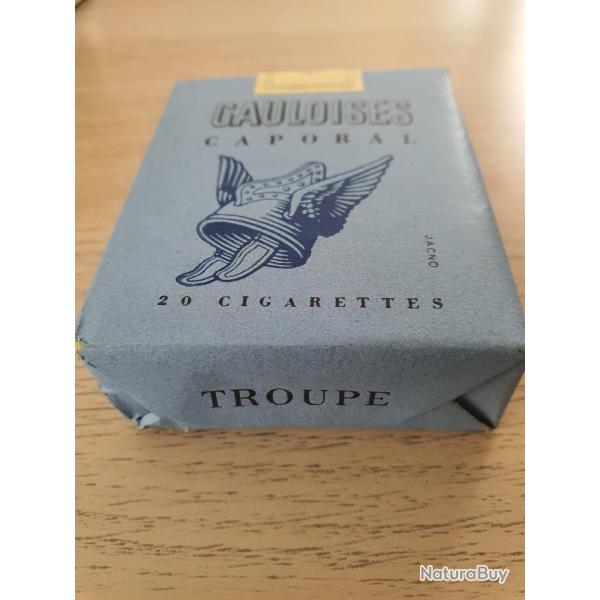 Paquet cigarettes troupes Indo Algrie paquetage quipement soldat