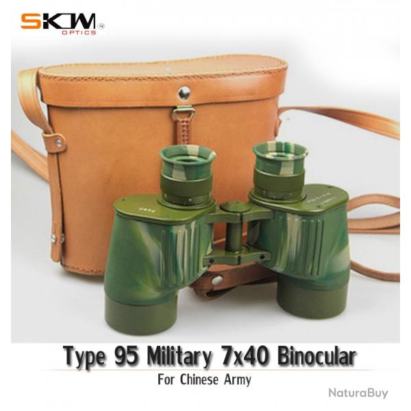 Jumelles Militaires tanches avec Remploi Mil, Type 95, 7x40, Bak4 -*LIVRAISON GRATUITE