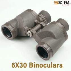 Jumelles militaires compactes 6x30,étanches Bak4 -**DESERT LEATHER -*LIVRAISON GRATUITE