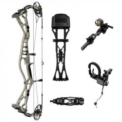 SANLIDA - Kit Arc à Poulies DRAGON 10 Medium DROITIER (RH) 60-70 # WILDERNESS GREEN