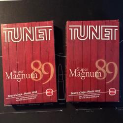 Cartouches TUNET super magnum cal 12/89 60g