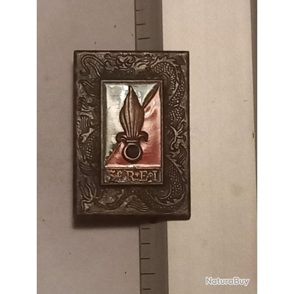 Insigne du 3me rgiment tranger d'infanterie (3me REI) - Drago Paris (rue Branger)