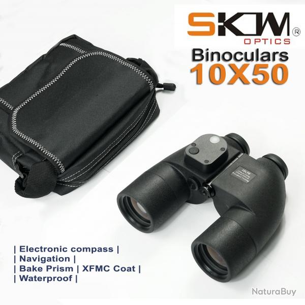 Jumelles flottantes avec tlmtre ReemployRange Finder, IPX7 10x50, Bak4 LIVRAISON GRATUITE