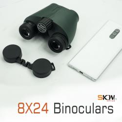 Jumelles étanches pour l'observation des oiseaux, Bak4, antibuée, 8x24 PAIEMENT EN 3-4 FOIS