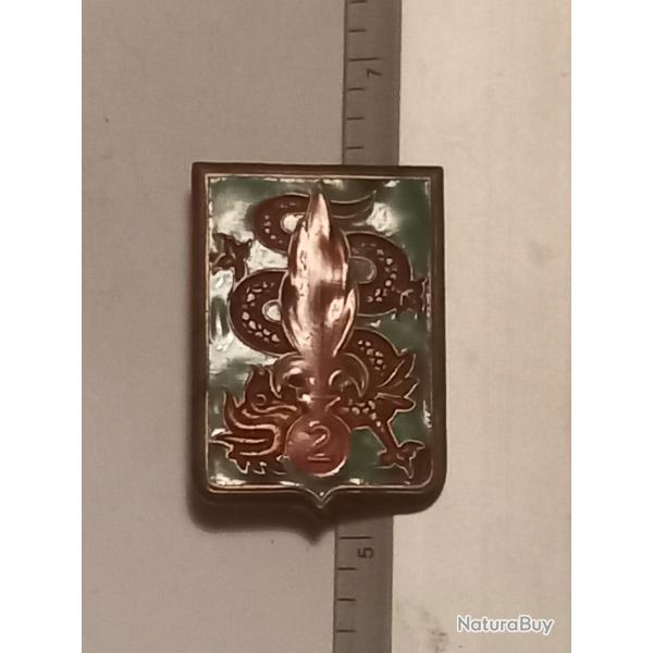 Insigne du 2me rgiment tranger d'infanterie (2me REI)