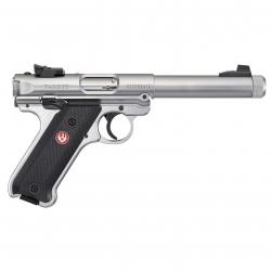 Pistolet Mark IV Target Inox 5,5" canon fileté (Calibre: .22 lr.)
