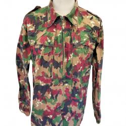 Veste M-85Armée Suisse Camouflage Alpenflag- Taille XL uniquement