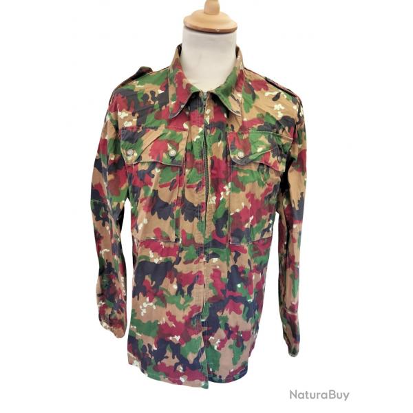 Veste M-85Arme Suisse Camouflage Alpenflag- Taille XL uniquement