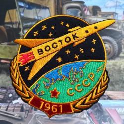 Patch brodé Boctok 1961 CCCP - Hauteur : 90 mm Largeur : 110 mm à coudre ou à coller au fer end